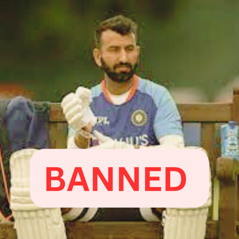 pujara banned : भारतीय टीम के टेस्ट विशेषज्ञ चेतेश्वर पुजारा ने काफी लंबे समय तक इंग्लैंड में काउंटी क्रिकेट खेला है।